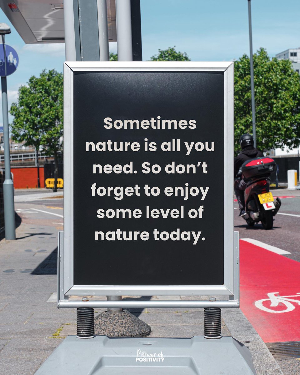 LIVEpositivity's tweet photo. Sometimes nature is all you need. So don’t forget to enjoy some level of nature today. 🌿🍃 https://t.co/yLSoaDhyg8