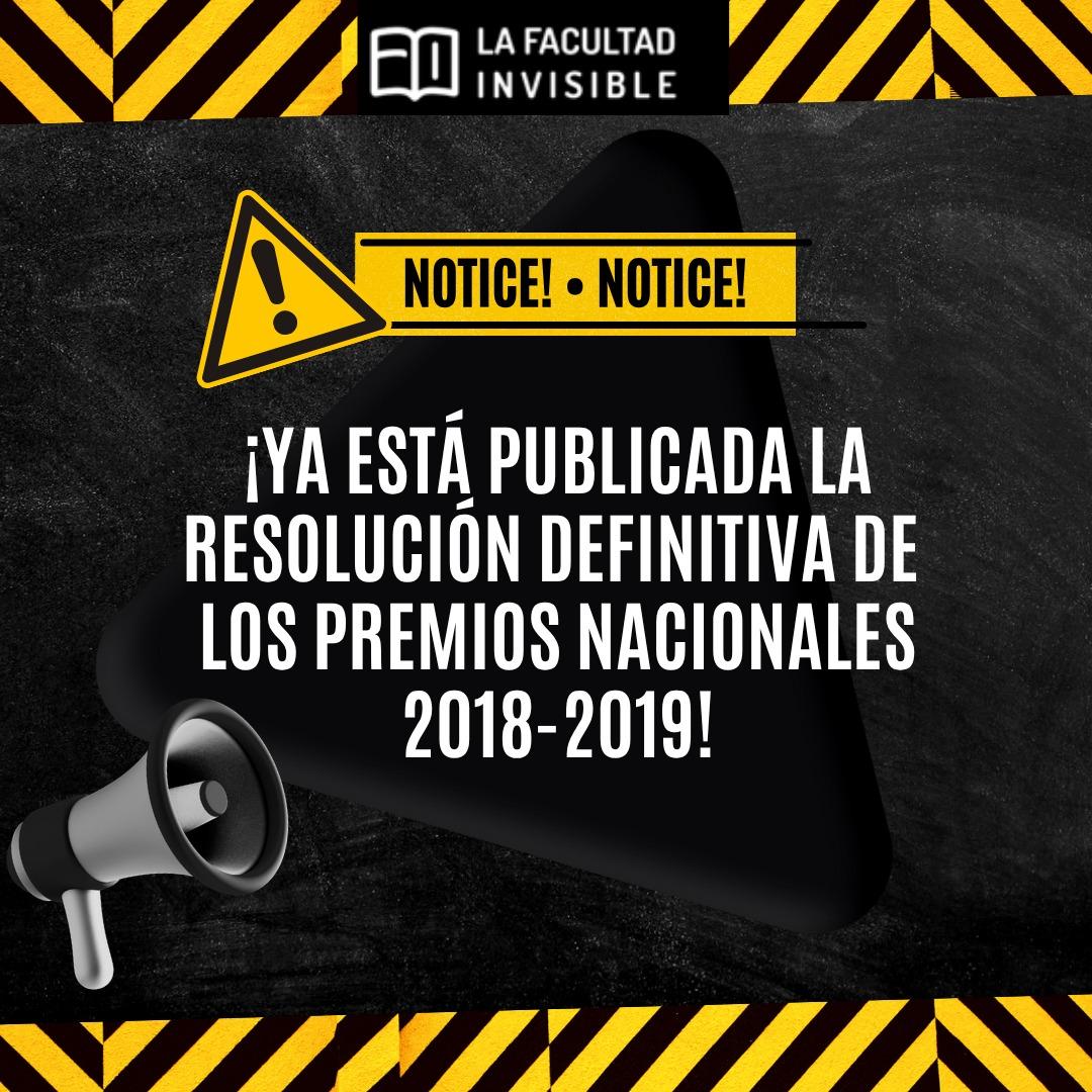 ¡Enhorabuena a las personas premiadas! 🏆
Consulta la resolución: 👉ciencia.gob.es/InfoGeneralPor…

#premios #premionacionaldefindecarrera
#reconocimiento 
#esfuerzo