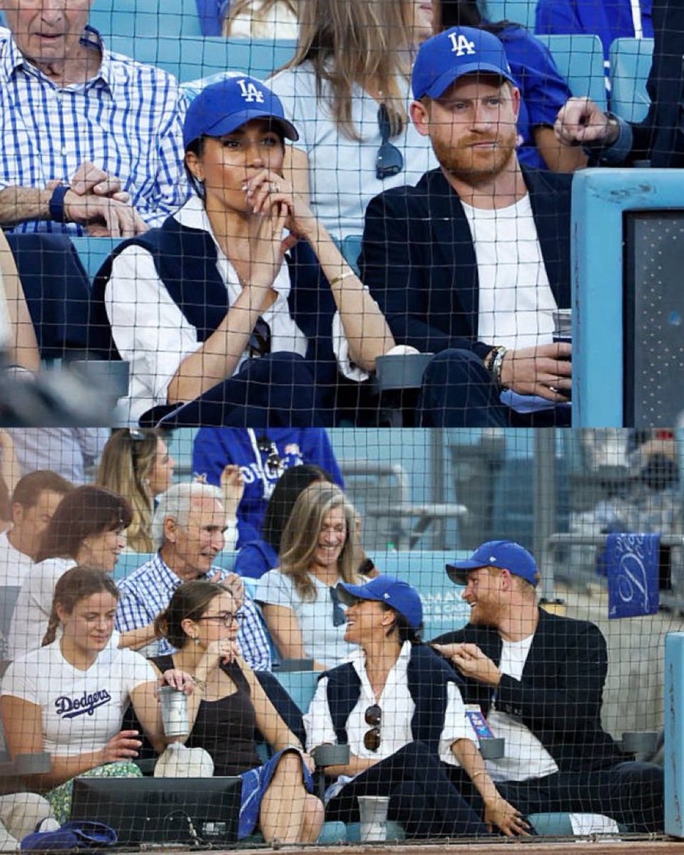 Prince Harry and Meghan at Game 4 of the 2025 World Series 🤍-