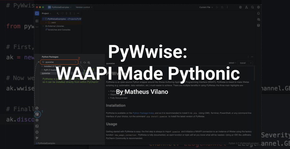 「PyWwise: WAAPIをPython風に」をブログに投稿しました。 PyWwiseを活用してPythonで独自のWAAPIツールを構築する方法について、WAAPIの一般的なユースケースを交えながら解説していますので、ぜひご覧ください！
hubs.ly/Q03QGX5d0

#Audiokinetic #Wwise #ゲーム音楽