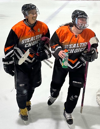 Hirok_TrueNorth's tweet photo. @TaPlot Second relapse and third treatment in 18 months for Lymphoma. I'm playing hockey tonight for the same reasons. Plus I get to play with my daughter.  Yes, keep moving forward! https://t.co/4Ab4PlfPM7