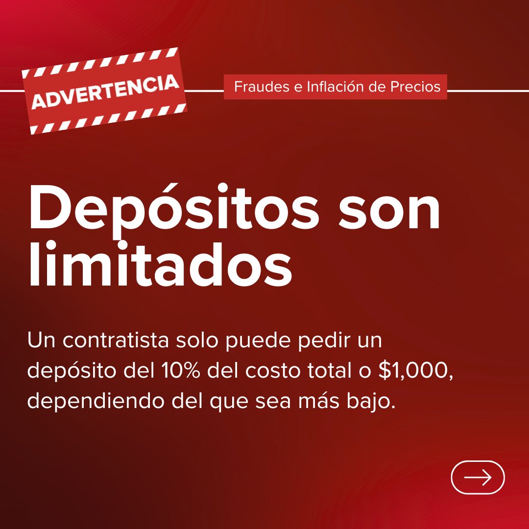 Cal_OES's tweet photo. 🚨Los estafadores y contratistas deshonestos suelen aprovecharse de las víctimas de desastres.
 ➡️Desliza para aprender cómo protegerte del fraude y la especulación de precios al reconstruir tu hogar.
#LAWildfires #LAFireRecovery #RebuildSafely #LicensedContractor @CSLB https://t.co/GBHpleGaHa