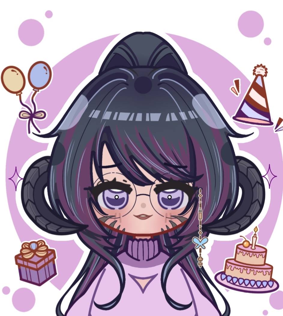 I got older today so q have some art~!(1/3)
Thx again <a href="/fataStudio_/">fataStudio</a> for the amazing art~&lt;3