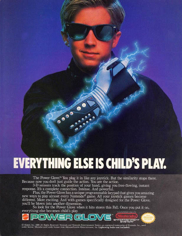 OldSchool80s's tweet image. Oct 29, 1989: Mattel released the Power Glove for use with the Nintendo Entertainment System. #80s