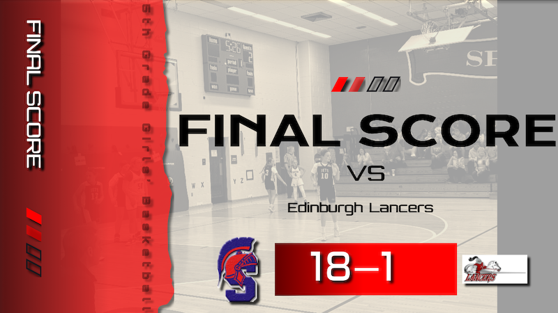 SWShelby_Sports's tweet photo. Our 5th Grade Lady Spartans move to 2-0 on the season with a big 18-1 win over Edinburgh this evening! Great job ladies! https://t.co/A7oETQIzDA