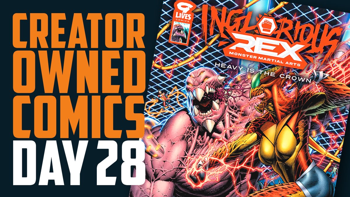 Day 28 - Inglorious Rex 2

Pressure builds for Alex Stone to defend his crown against Annatomic, meanwhile a threat from outside forces Lil' T to take the fight outside the ring. Superb art from <a href="/shanedavisart/">Shane Davis Wizard's Favorite Break Out Artist 09!</a> <a href="/linyanzi/">Yanzi Lin</a> <a href="/44numskull/">Dale Keown</a>, and colorist Jason Wright. #creatorownedcomics