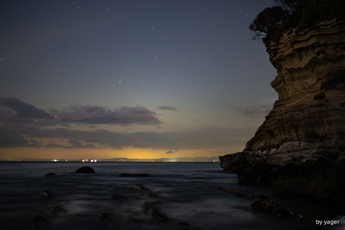 TakahitoYagami's tweet image. レモン彗星(C/2025 A6)

Location: 千葉県館山市
Date: 2025–10-28
Camera: Canon EOS 6D
Lens: Canon EF50mm F1.8 STM
Slack: f1.8 SS4.0 ISO3200 x20

#C2025A6lemmon #C2025A6