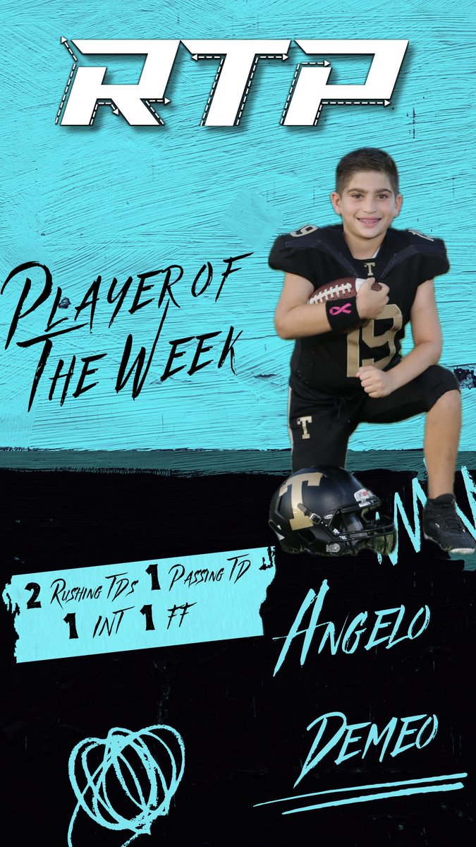 RouteTreePerf's tweet image. Congratulations to Week 10 Player of the Week: Angelo Demeo

Angelo joins the 2025 Multi-POTW club! Impacting both sides of the ball in a playoff game is big time. His hard work has paid off tenfold. He’s looking to make more big plays in Round 2. Good luck Ang!