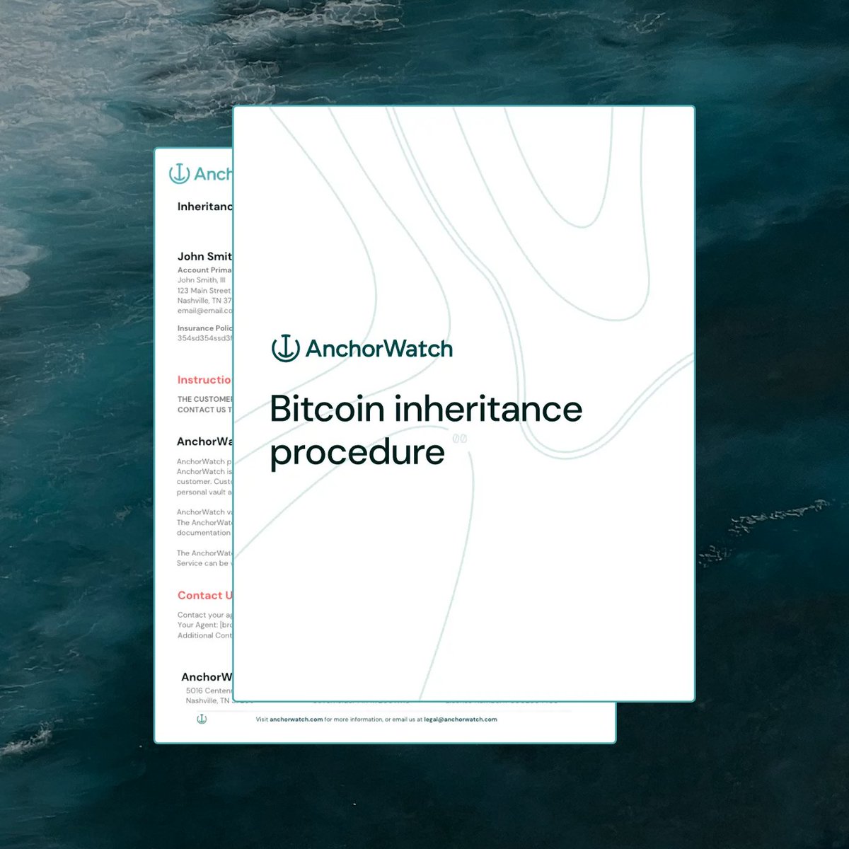 AnchorWatch's tweet image. Inheritance is at the core of everything we build. 
From 1 BTC to 1,000 BTC, your legacy is secure.