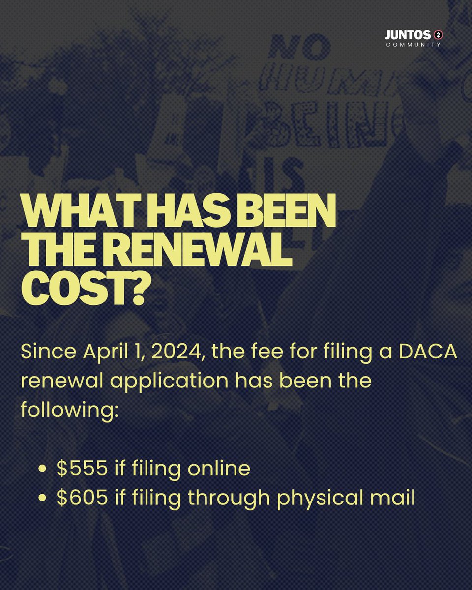 JuntosCommunity's tweet image. DACA recipients submitting renewals — you should know the latest USCIS payment rules!! 🚨USCIS will no longer accept paper checks or money orders, only electronic payments— be ready before you submit!

#USCISUpdate #ImmigrantRights #CommunitySupport #DACA #ImmigrationNews