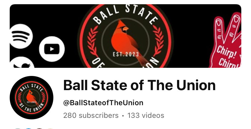 jon_clawson17's tweet image. We are closing in on 300 subscribers over on YouTube! If you haven’t subscribed yet, we would really appreciate it you would! Link right here ➡️youtube.com/@ballstateofth…
