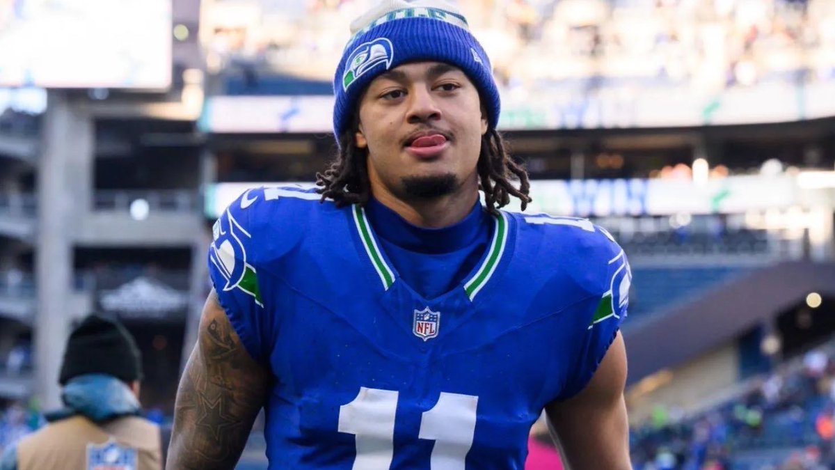 NFL Receiving YDS Leaders After Week 8

1. Jaxon Smith-Njigba🦉-819
2. Ja'Marr Chase🐅-720
3. George Pickens⭐️-685
4. Puka Nacua🐏-616
5. Justin Jefferson🍺-602
6. DeVonta Smith🦅-588
7. Emeka Egbuka🏴‍☠️-562
8. Christian McCaffery🪙-559
9. Amon-Ra St. Brown🦁-538
10. Courtland