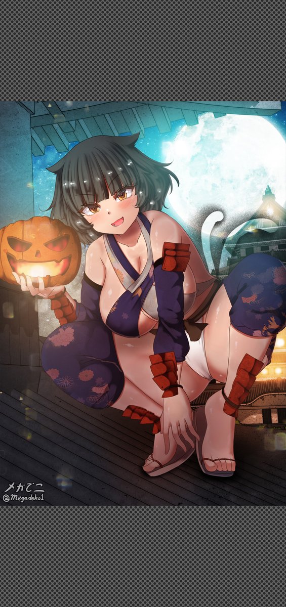 ハロウィンのヤマネコさん ♪

Yamaneko in halloween costume 