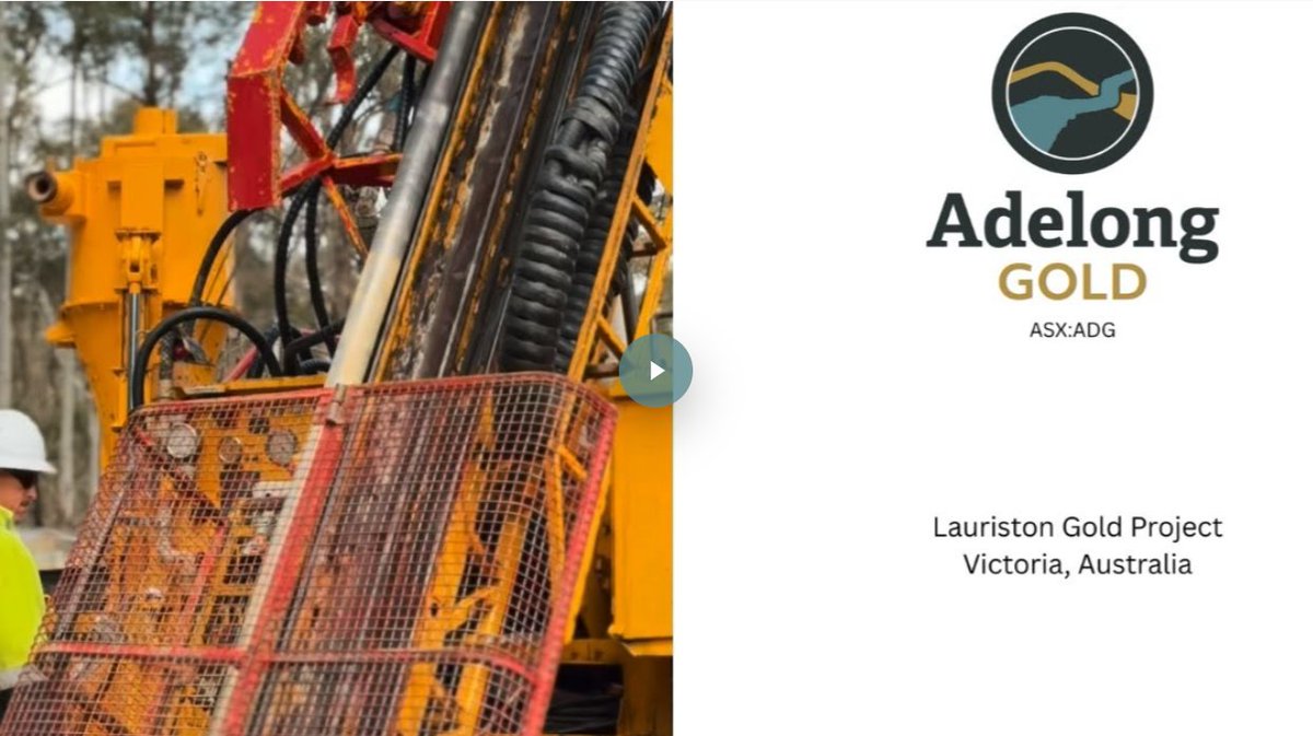 🚨 $ADG $ADG.ax | DRILLING IGNITED at Lauriston! 

Geo Luke Olson &amp; NED Kurt Lingohr boots-on-ground as Adelong kicks off 3,000m maiden diamond drill campaign at Comet prospect – hunting GOLD &amp; ANTIMONY in Victoria’s elite gold belt. 

Watch 📽️ bit.ly/49q5qyD