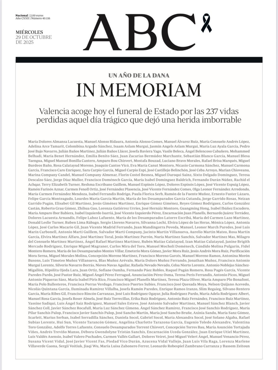 Comunicativamente, la portada de ABC de mañana me parece magistral.