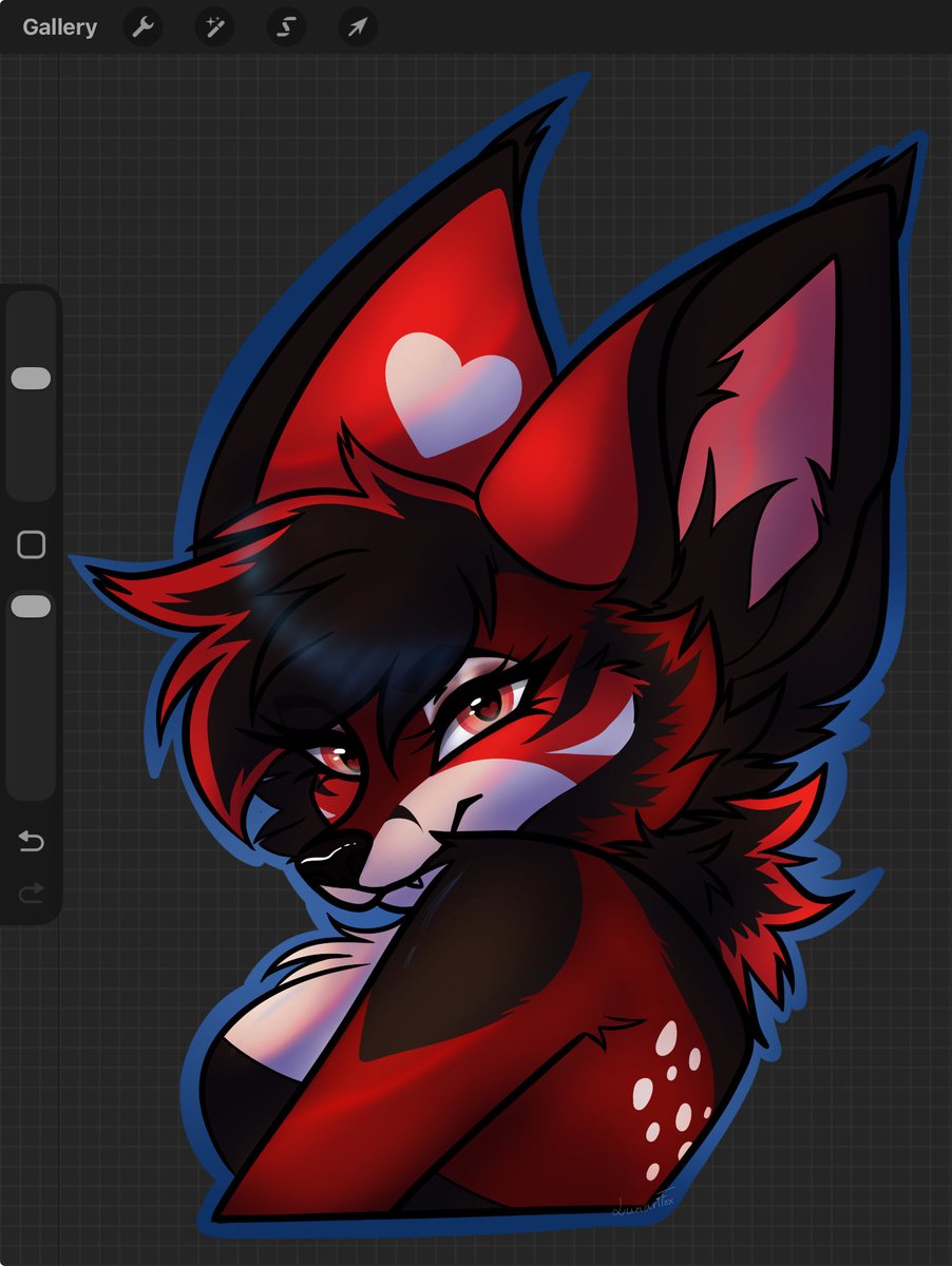 LunariFox's tweet image. Badge I made as a birthday gift for @ErosFennec !!!

Go wish my friend a happy birthday and give her a follow if you haven’t already ❤️