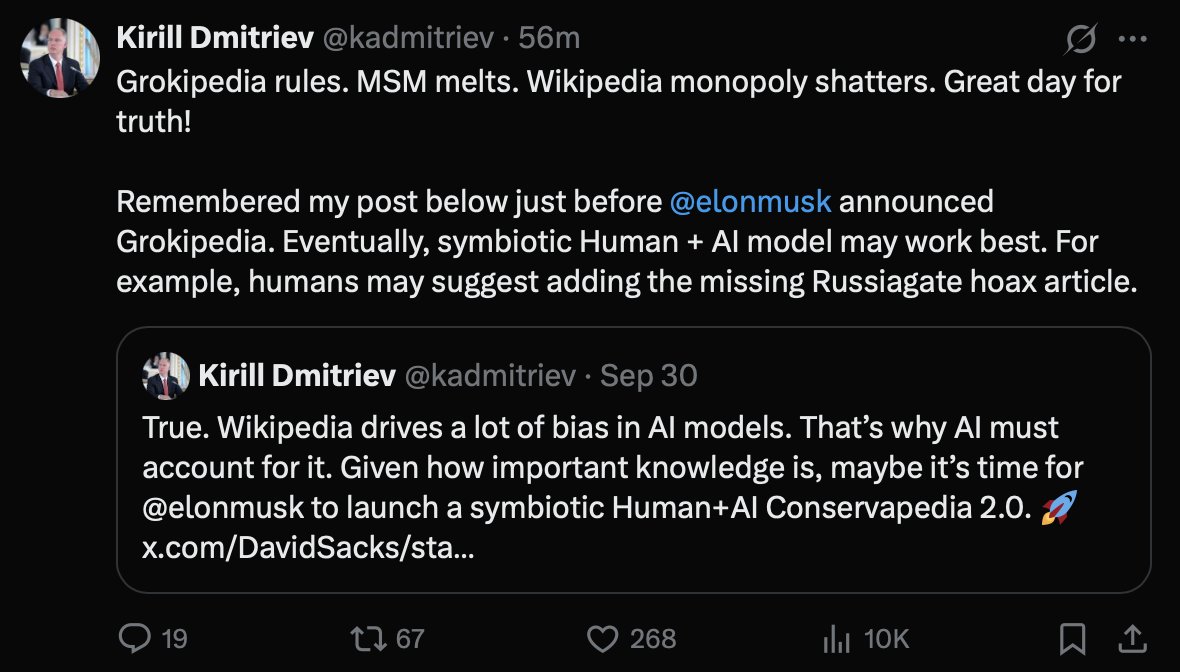 It's been really obvious for a *long* time, but for those still in doubt what team Elon is on, it doesn't get more blatantly obvious than this. And this of, course, raises the question (again): why aren't we investigating him for treason?