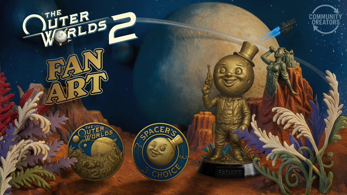 To celebrate <a href="/OuterWorlds/">The Outer Worlds</a> I’ll be sending out a limited amount of Game Token/Displays to community shows for giveaways