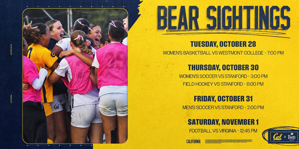 What a week to be in Bear Territory! 💥🐻
#GoBears