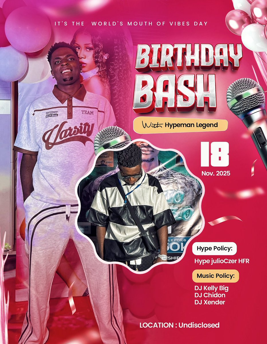 Uuuuuhhh 😫✨

It has really been a while over here!!!

And today we are showing up with another banger! Another masterpiece!

Feed your eyes with this amazing Birthday Bash Flyer design!

Looking for a client to bring your ideas into reality through irresistible designs!

Dm me!