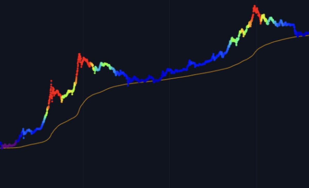 ChrisJorgo's tweet image. 200 week moving average, expecting a big move any day now. November 19th is a date to take special note of.