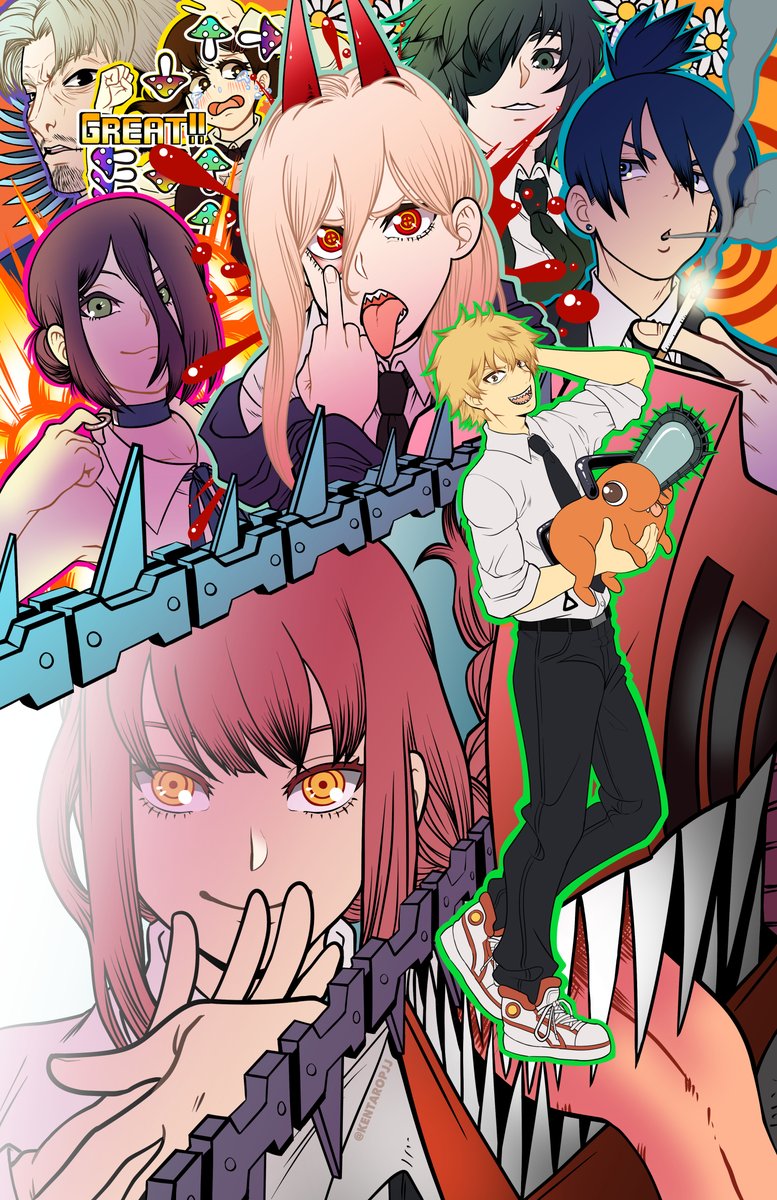 デンジ ,早川アキ ,東山コベニ(チェンソーマン) ,姫野 ,マキマ