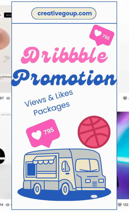 LindaCoope32509's tweet photo. Boost Your Design Projects on Dribbble & Behance Today!
👉 https://t.co/ausIUOfzkk
Stand out where designers hang out: Behance, Dribbble, DeviantArt. Get more likes, views, and comments with CreativeGoUp—starting today🔥
#designproject #creative #behance #dribbble #portfolio https://t.co/RJT51cIUHR