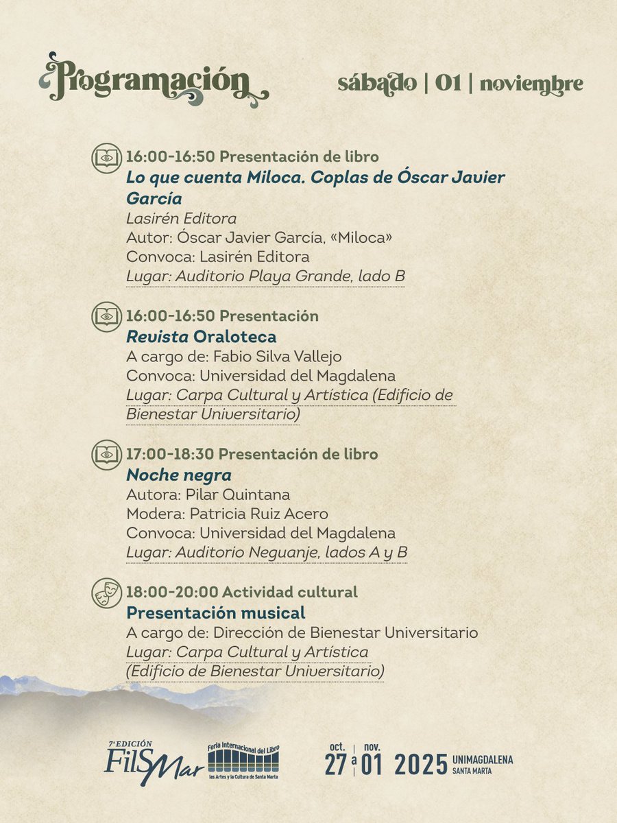 📍Entrada libre.
.
¡Ven y sé parte del cierre de esta inolvidable edición!