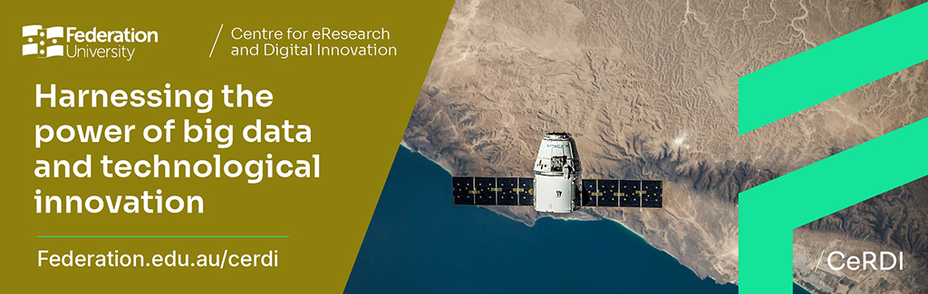 Discovery and Innovation - Harnessing the power of #bigdata and #technological #innovation cerdi.edu.au/DiscoveryandIn…

<a href="/FedUniAustralia/">Federation University</a>
<a href="/FedUni_Research/">FedUni Research</a>