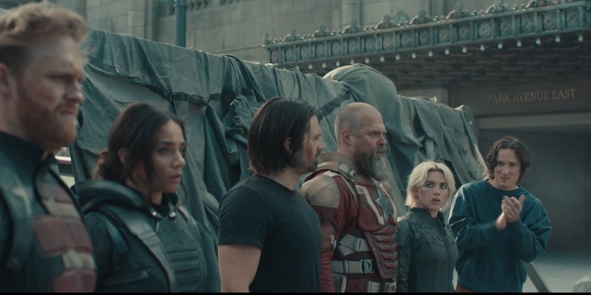 This angle just shows how tiny she is compared to everyone else 😭