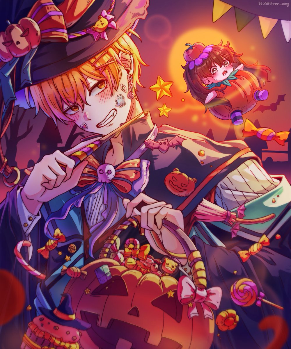onethree_omg's tweet image. #Hr_art
해피 할로윈! 👻🎃
와 오랜만에 진짜 열심히 했어요✨