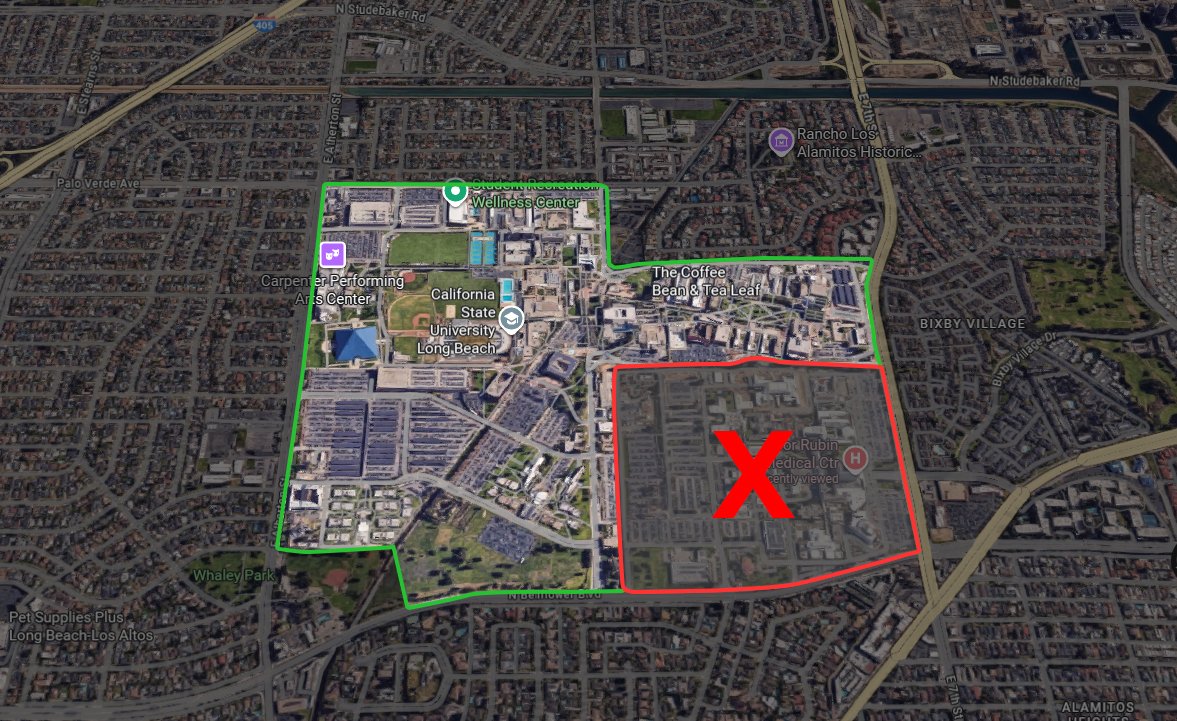 🚨Reminder🚨CSULB students and staff may not park at the VA Long Beach campus. Unauthorized vehicles risk federal citations starting at $50.

✅Please use CSULB lots ONLY or plan your sustainable trip to campus with the free BeachGO app. More info at the Link in our Bio.