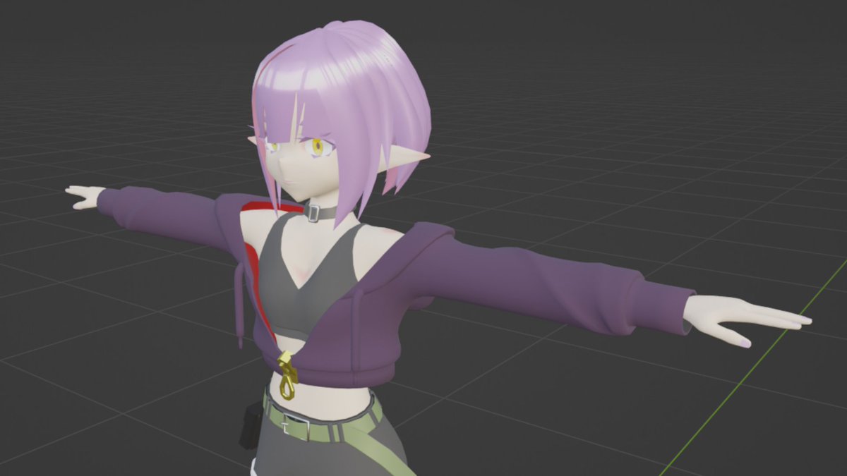 tsubusakigames's tweet image. 皆さんモデリングのときのこだわりはどこですかね?
まぁ、この画像からはわからないと思いますが僕は内ももですね。
#Unity
#Blender
#ゲーム制作