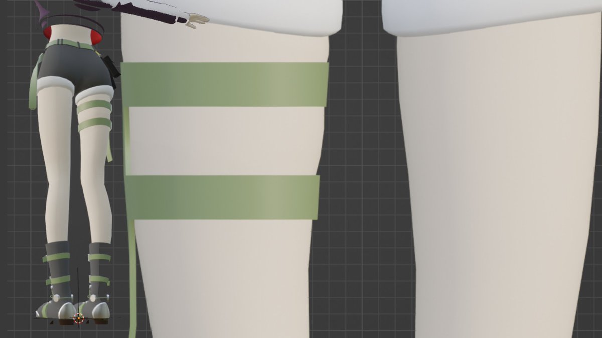 tsubusakigames's tweet image. 皆さんモデリングのときのこだわりはどこですかね?
まぁ、この画像からはわからないと思いますが僕は内ももですね。
#Unity
#Blender
#ゲーム制作