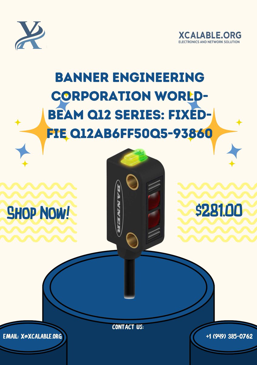 lesliexcalable's tweet image. xcalable.org/product/q12ab6… – Banner Engineering Q12AB6FF50Q5-93860 Photoelectric Sensor – #BannerEngineering #Automation #Sensor @eBay @Amazon @Walmart