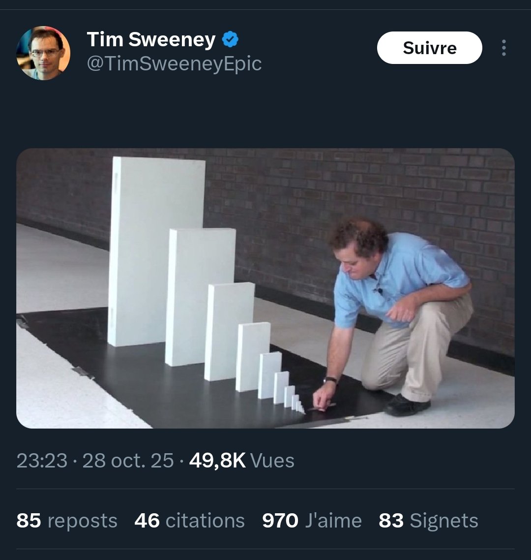 AlexLeak__'s tweet image. TIM SWEENEY, LE PDG D'EPIC TEASE L'ÉVÉNEMENT ‼️🔥

-&amp;gt; Il montre que le Mini-Event est.. BIEN PLUS QUE GROS que ça 🤯

#Fortnite