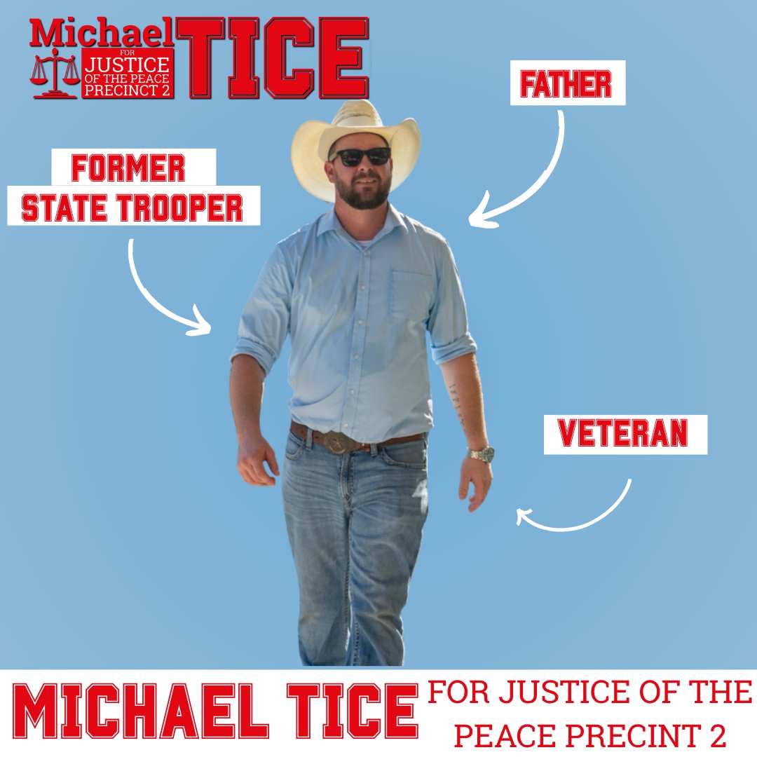 Michael Tice For Justice of the Peace Precinct 2 tweet media