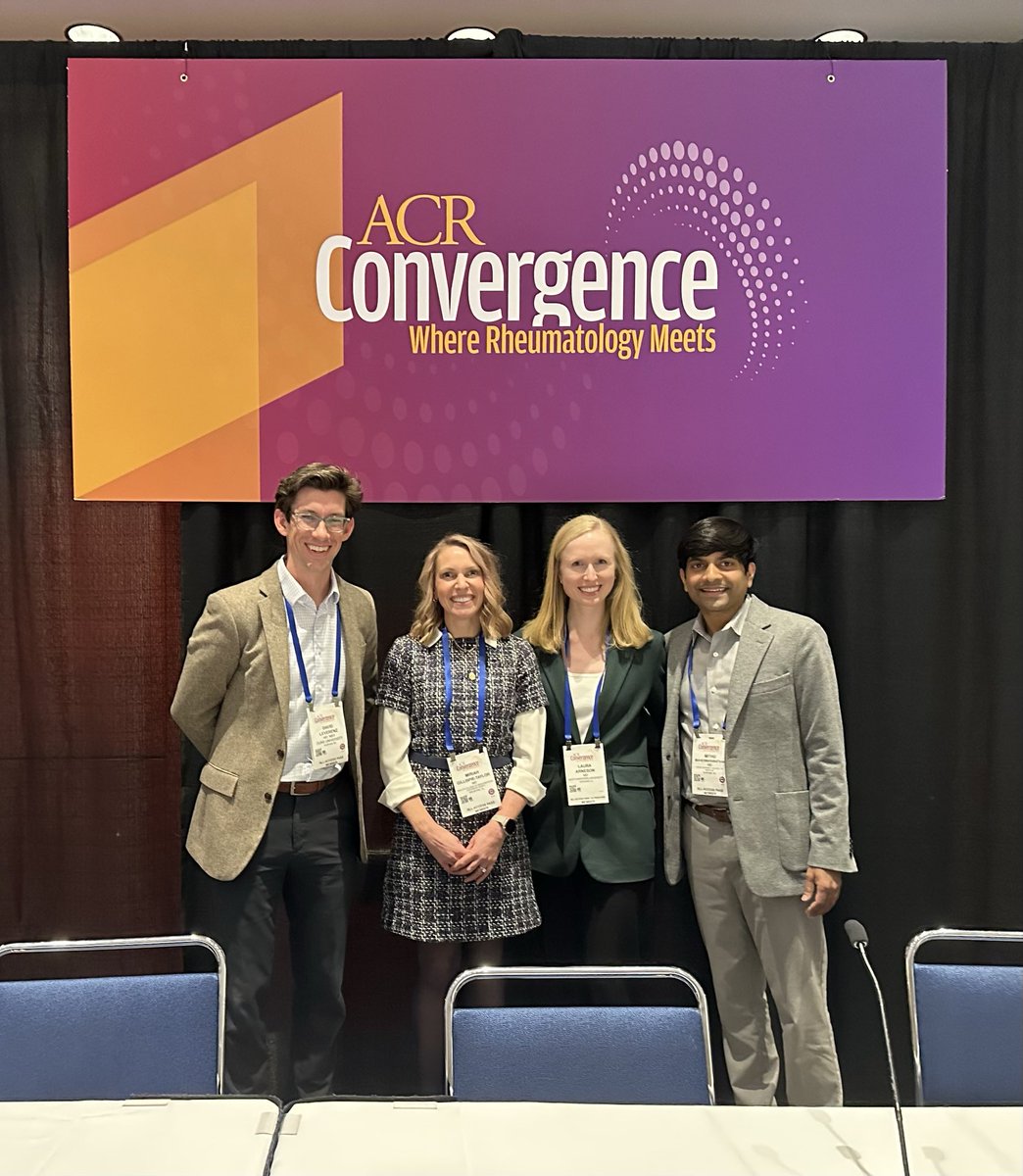 #ACR25 Had a fantastic time co-moderating this digital #MedEd session with <a href="/LauraArneson4/">Laura Arneson</a> feat amazing talks by Dr. David Leverenz and Dr. Miriah Gillespie-Taylor 

🖥️ Catch it on Demand 👉🏼 “Swipe Right on Rheumatology: Engaging Learners &amp; Creating Community in the Digital Age”