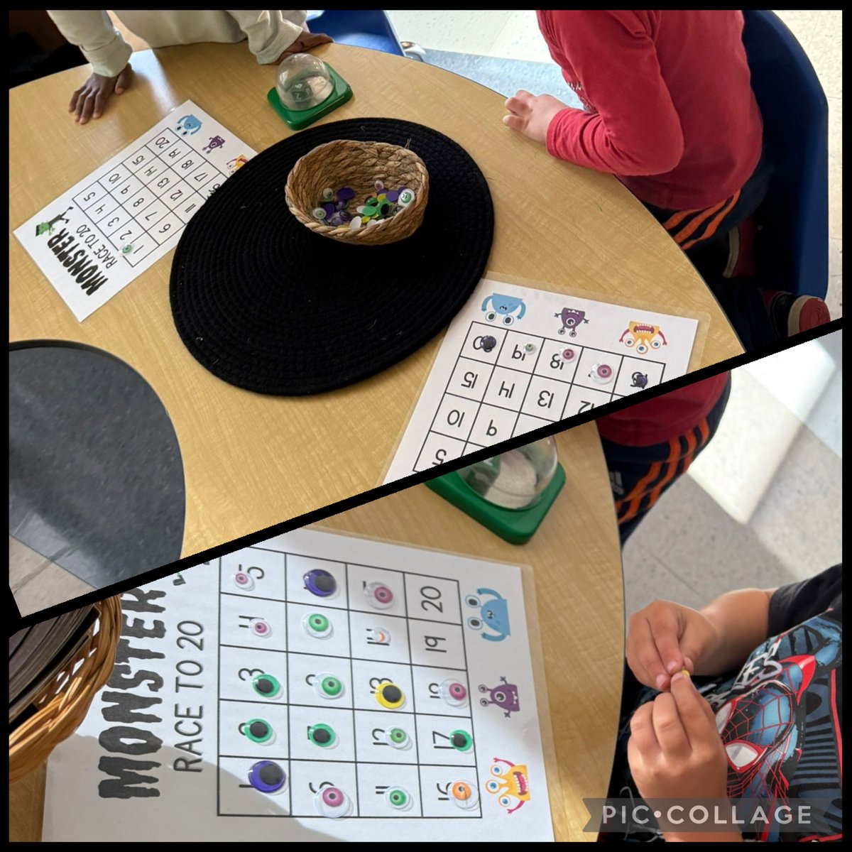 👾 Monster Race to 20! 👁️ Ready, set, count! Our Kinders are loving this fun, hands-on game to practice counting and developing number sense up to 20. 

A thrilling way to sharpen those math skills! 🎲

#ocsbKinder #ocsbMath