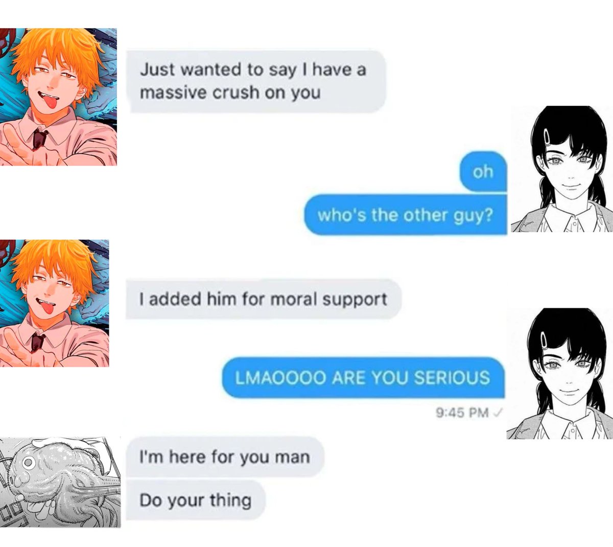 pochita is the wingman