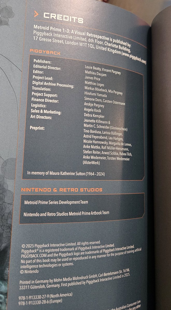 MetroidDatabase's tweet image. Finally got this book. While it is definitely the art book we&apos;ve been waiting 23 years to own, it is quite shameful there is no directly named individuals of the concept artists who provided the art within the book. (Namely @Android_Jones) #metroid #samus #metroidprime