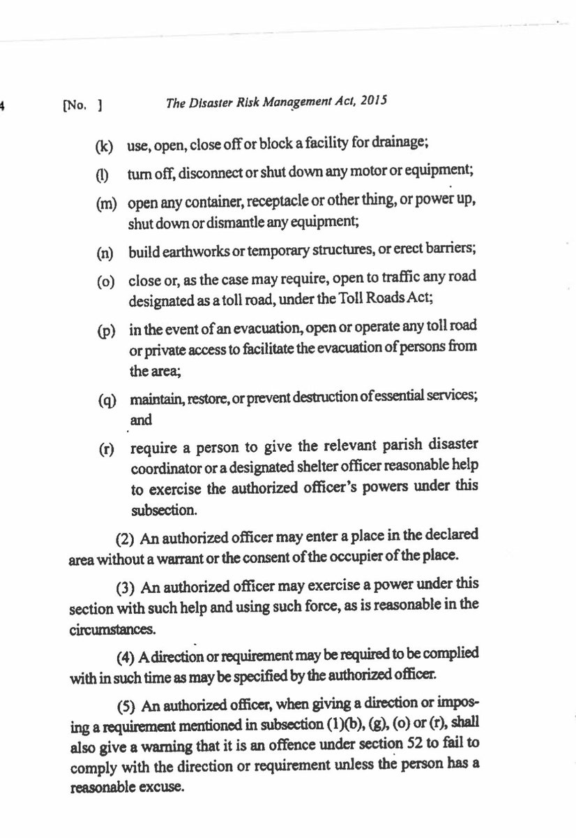 Jamaica has been declared a disaster area following Hurricane #Melissa’s impact on the island.

It gives the Director-General of the <a href="/odpem/">ODPEM</a> expanded powers including the controlling movement of people through affected areas and debris removal.

odpem.org.jm/wp-content/upl…