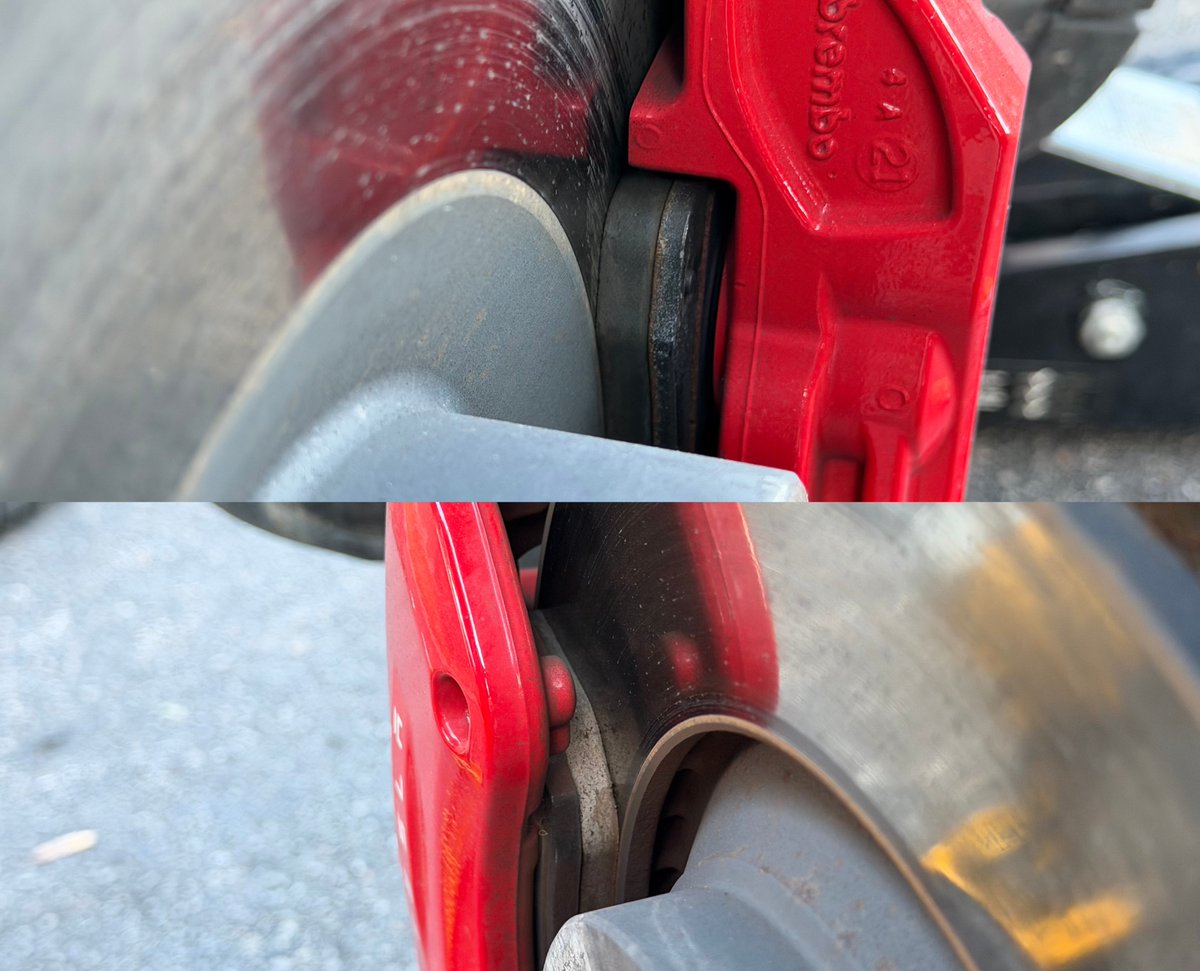 niccruzpatane's tweet image. After over 55,000 miles, the brakes on my 2021 Model Y Performance are basically brand new. 

4 years of driving, hardly any wear.