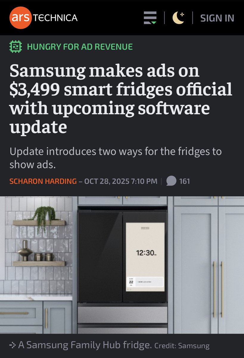 Pirat_Nation's tweet image. Samsung makes ads on $3,499 smart fridges official with upcoming software update.

The widget will appear as a rectangular box at the bottom of the screen. The box will change what it displays every 10 seconds.