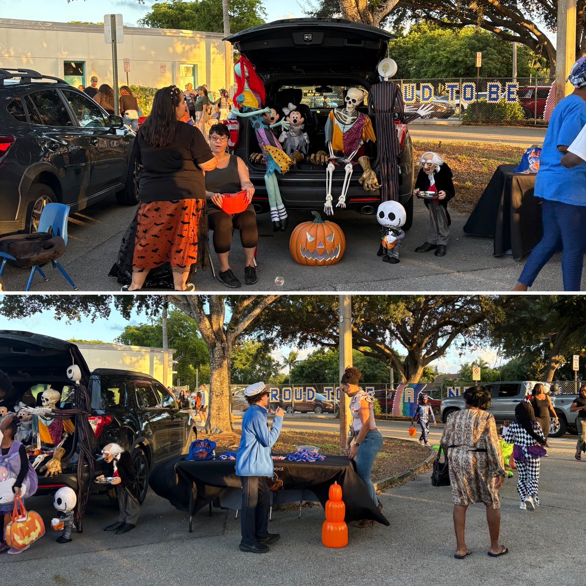 bair_middle's tweet photo. 🎃 A huge thank-you to Nob Hill Elementary for inviting Bair Middle School to your Trunk or Treat! We had an amazing time connecting with parents and families of our future Bears 🐻❤️
#BearPride #TrunkOrTreat #CommunityConnections #FutureBears https://t.co/4oGv57axsq