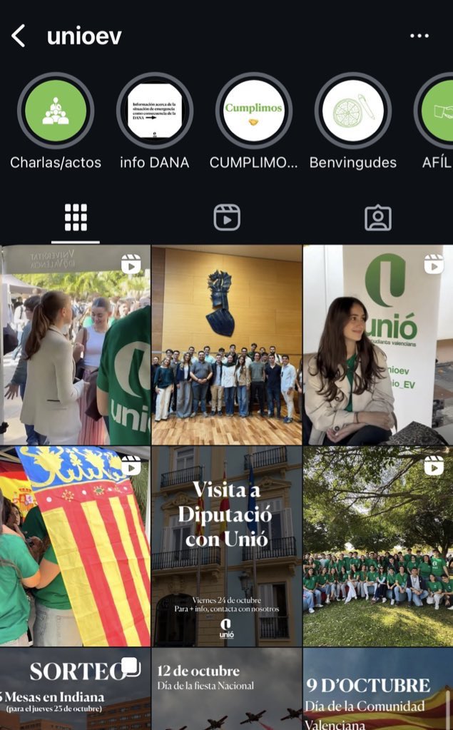 <a href="/UnioEV/">Unió EV</a> què vos ha passat? S'ha esborrat una publicació sense voler?