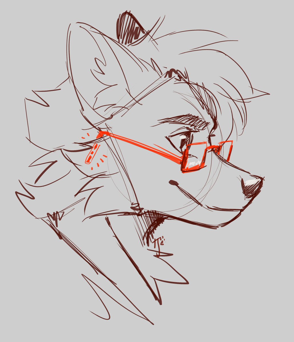 I usually put it behind the fluffy cheek  :3