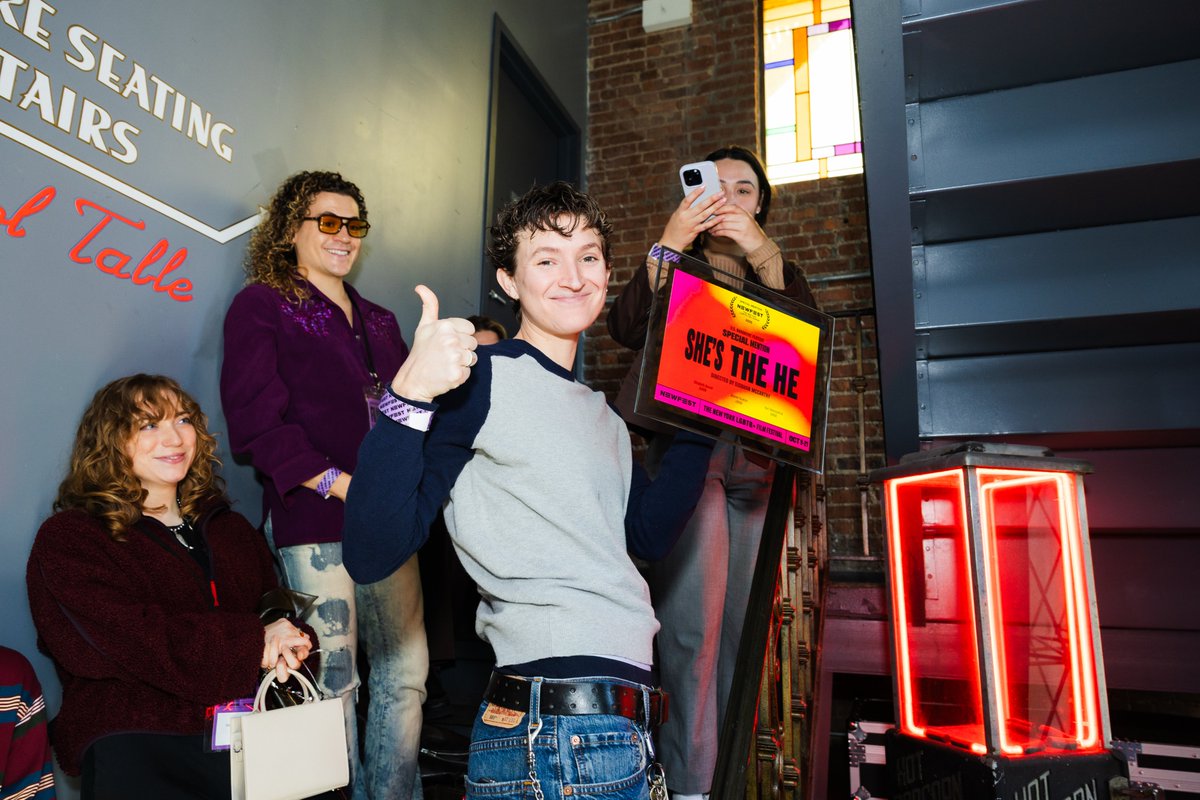 Who doesn't love an award ceremony? 

Thank you <a href="/DEADLINE/">Deadline</a>  for making our #NewFest37 Awards Brunch marvelous 🥂