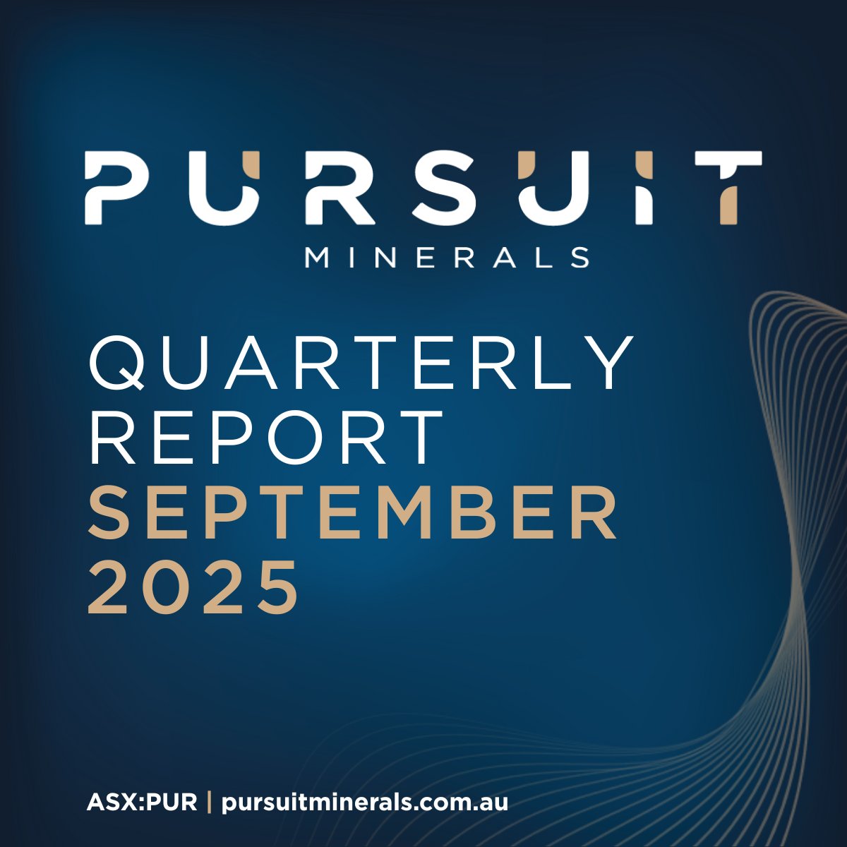 Pursuit Minerals (ASX: $PUR) September 2025 Quarterly Report Now Available

Key progress across lithium and gold portfolios, including lithium carbonate qualification, feasibility study advancement, and acquisition of the Sascha Marcelina Gold Project.

🔗 app.sharelinktechnologies.com/announcement-p…