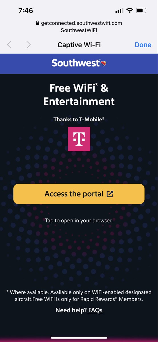 when did this happen <a href="/SouthwestAir/">Southwest Airlines</a> and <a href="/TMobile/">T-Mobile</a> ?  this makes me very happy.  thank you !